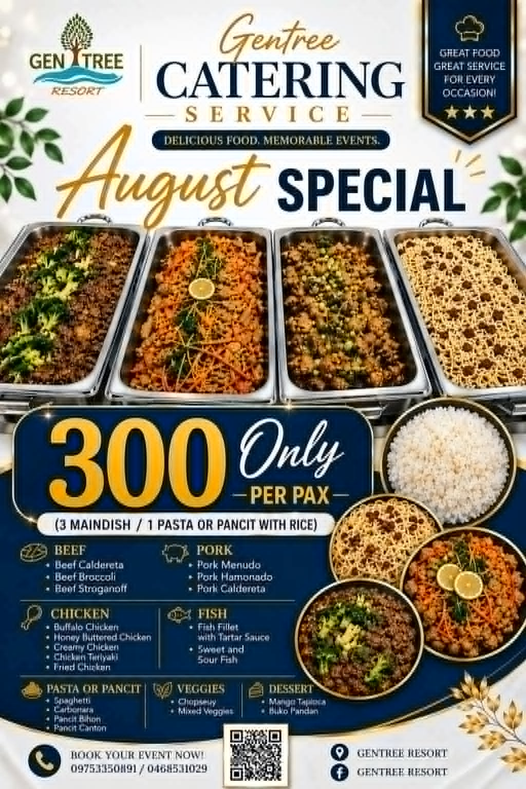 Gentree Catering Service promotional offer